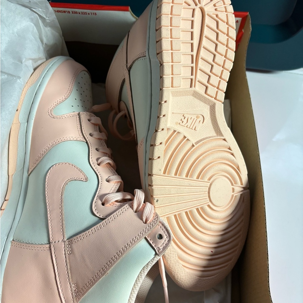 Nike high top Dunks - sherbert
